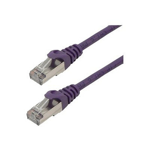 MCL FCC6BM-0.5M/VI câble de réseau Violet 0,5 m Cat6 F/UTP (FTP)