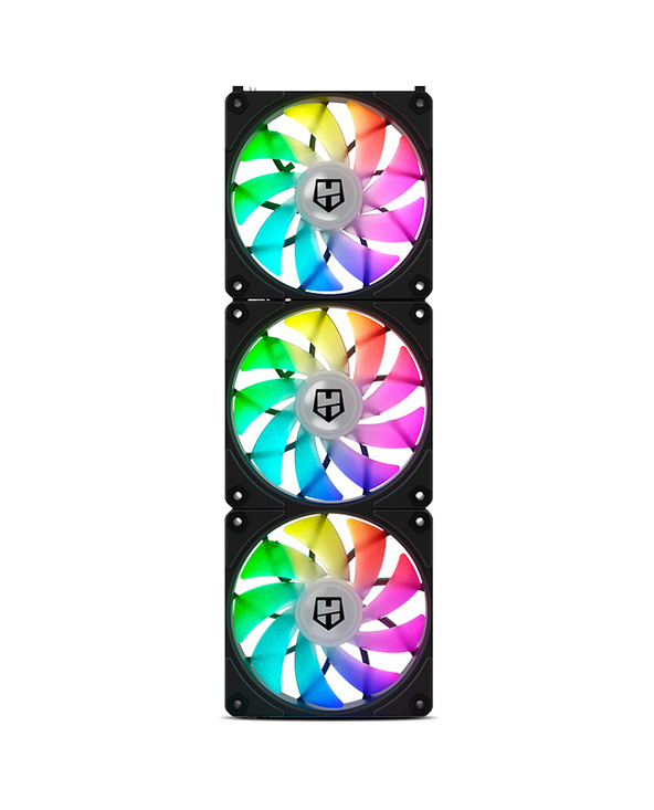 NOX EASY LINK Boitier PC Refroidisseur d'air 12 cm Noir 3 pièce(s)