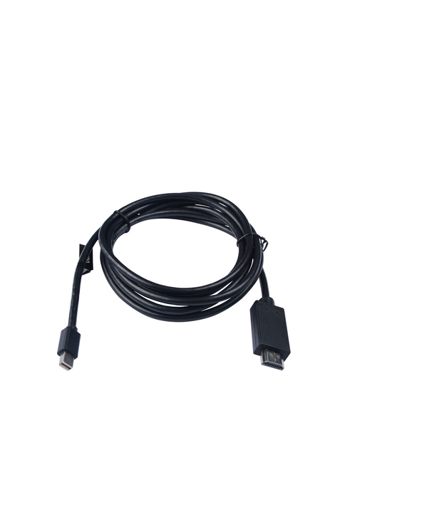 V7 Mini DisplayPort mâle vers HDMI mâle, 2 mètres, 6,6 pieds, unidirectionnel depuis le DisplayPort noir, résolution vidéo Full 