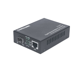 Intellinet 510493 convertisseur de support réseau 1000 Mbit/s Noir