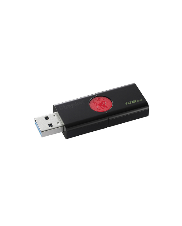 Kingston Technology DataTraveler 106 lecteur USB flash 128 Go USB Type-A 3.2 Gen 1 (3.1 Gen 1) Noir, Rouge