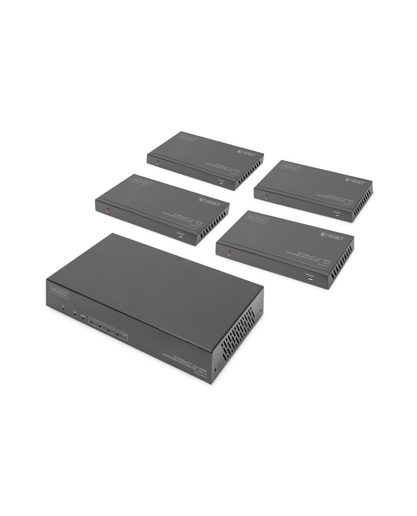 Digitus 1 x 4 Kit d'extension / de répartition HDMI 4K HDBaseT, 150 m