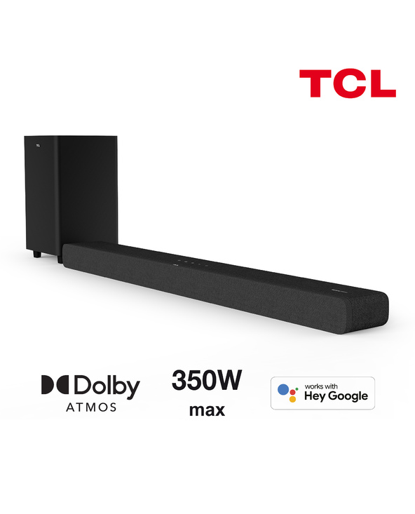 TCL 8 Series TS8132 haut-parleur soundbar Noir 3.1.2 canaux 350 W