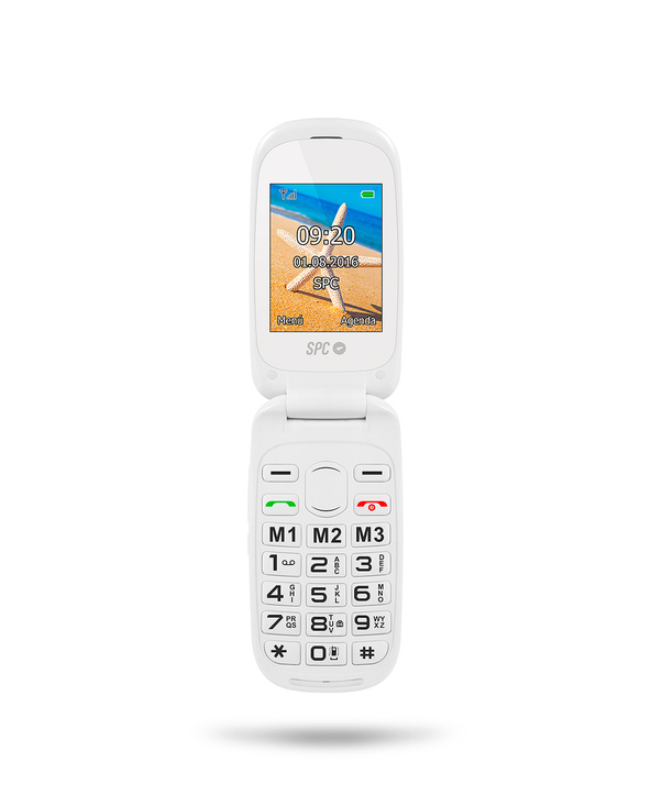 SPC Harmony 6,1 cm (2.4") 89,5 g Blanc Téléphone numérique