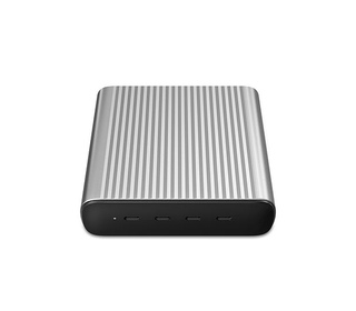 HYPER 245W GaN Desktop Charger Ordinateur portable, Smartphone, Tablette Noir, Argent Secteur, Batterie Charge rapide Intérieure