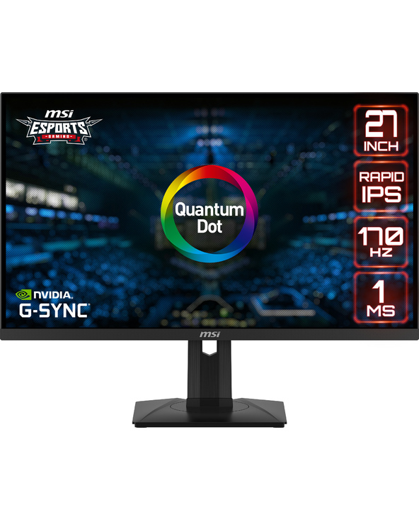 MSI G274QPF-QD 27" Quad HD 1 ms Noir