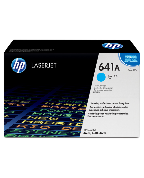 HP 641A toner LaserJet cyan authentique