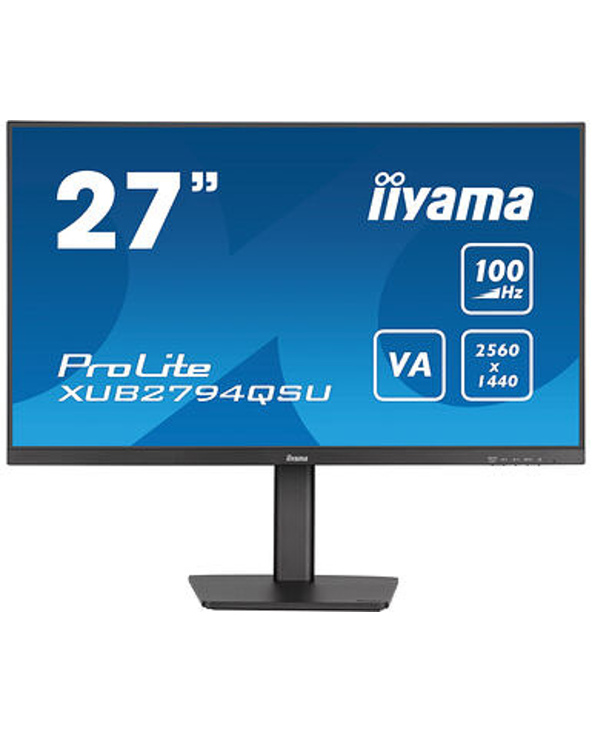 iiyama ProLite XUB2794QSU-B6 27" LCD Wide Quad HD 1 ms Noir