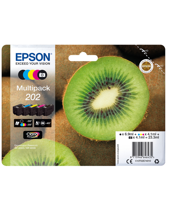Epson Kiwi Multipack 5-colours 202 Claria Premium Ink