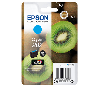 Epson Kiwi Singlepack Cyan 202 Claria Premium Ink