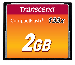 Transcend TS2GCF133 mémoire flash 2 Go CompactFlash MLC