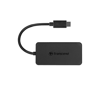 Transcend HUB2C USB 3.2 Gen 1 (3.1 Gen 1) Type-C Noir
