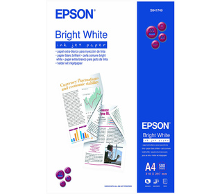 Epson Bright White Inkjet Paper - A4 - 500 Feuilles