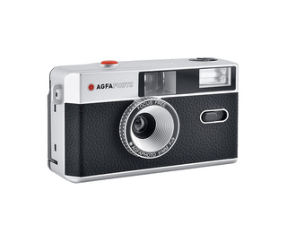 AgfaPhoto 603000 caméra vidéo Caméra-film compact 35 mm Noir, Argent