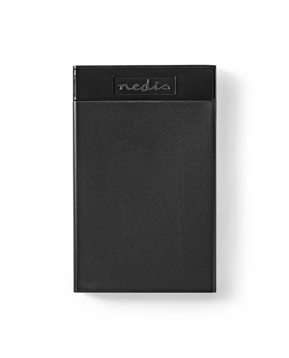 Nedis HDDE25301BK Boîtier de disques de stockage Boîtier HDD Noir 2.5"