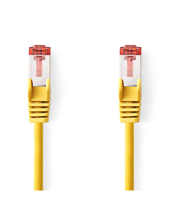 Nedis CCGL85221YE10 câble de réseau Rouge, Jaune 1 m Cat6 S/FTP (S-STP)
