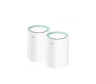 Cudy M1300 2-PACK système Wi-Fi maillé Bi-bande (2,4 GHz / 5 GHz) Wi-Fi 5 (802.11ac) Blanc 1 Interne
