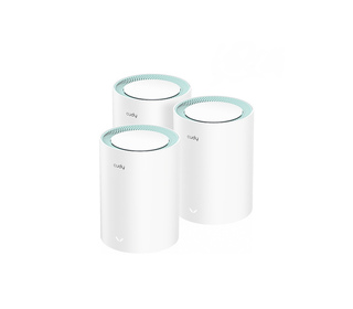 Cudy M1300 3-PACK système Wi-Fi maillé Bi-bande (2,4 GHz / 5 GHz) Wi-Fi 5 (802.11ac) Blanc 1 Interne