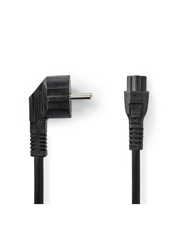 Nedis CEGB10100BK20 câble électrique Noir 2 m Coupleur C5