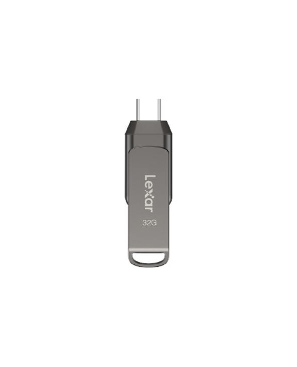Lexar JumpDrive LJDD400032G-BNQNG lecteur USB flash 32 Go USB Type-C 3.2 Gen 1 (3.1 Gen 1) Gris