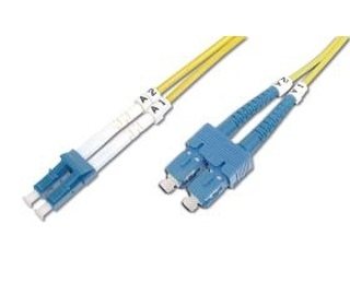 Uniformatic Monomode 9µ LC-SC 3.0m câble de fibre optique 3 m Jaune
