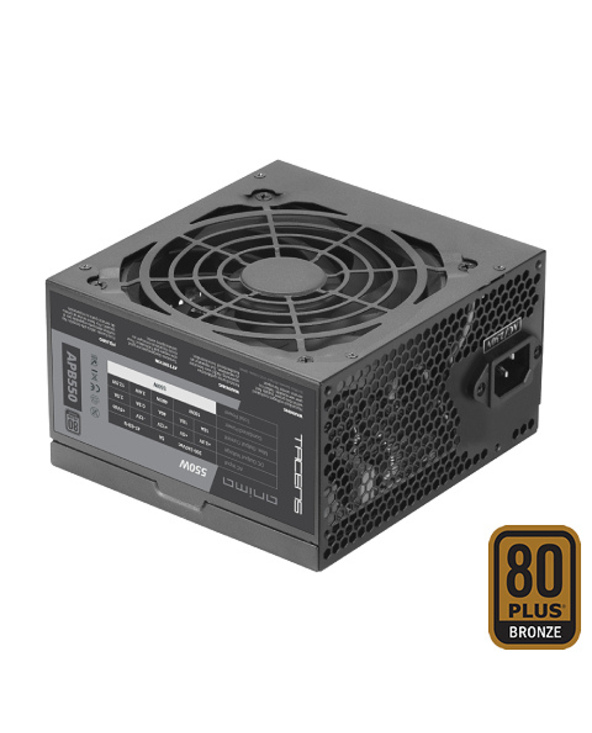 Tacens APB550B unité d'alimentation d'énergie 550 W 20+4 pin ATX ATX Noir