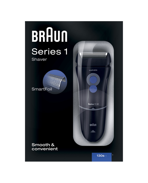 Braun Series 1 81282037 rasoir pour homme Rasoir à grille Tondeuse Bleu, Rouge