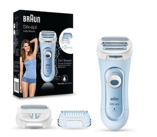 Braun Silk-épil 81653271 rasoir pour femme 3 tête(s) Tondeuse Bleu
