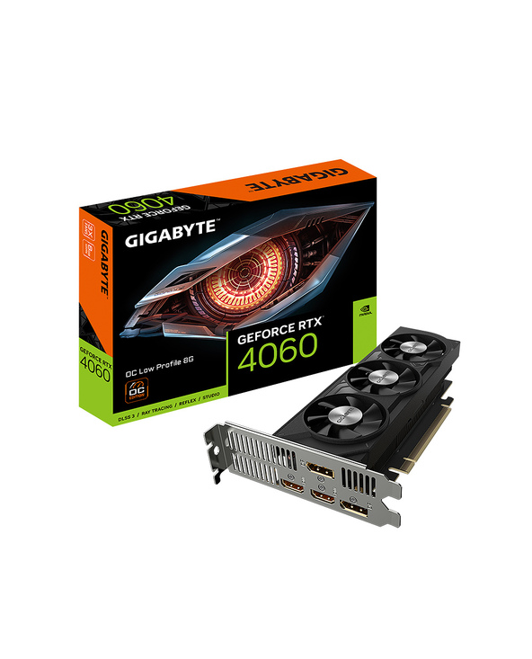 Gigabyte GeForce RTX 4060 OC Low Profile 8G NVIDIA GeForce RTX­ 4060 8 Go GDDR6