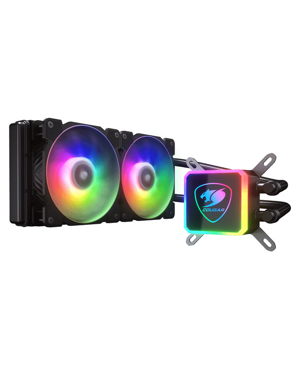 COUGAR Gaming AQUA ARGB Processeur Refroidisseur de liquide tout-en-un 12 cm Noir