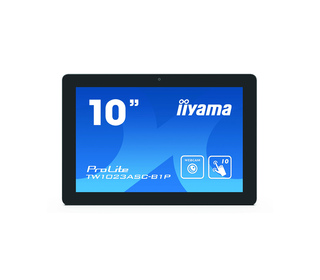 iiyama TW1023ASC-B1P écrans d’affichage de salle de réunion 25,6 cm (10.1") 1280 x 800 pixels LED 802.11b, 802.11g, Wi-Fi 4 (802
