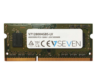 V7 4GB DDR3 PC3-12800 - 1600mhz SO DIMM Notebook Module de mémoire - V7128004GBS-LV