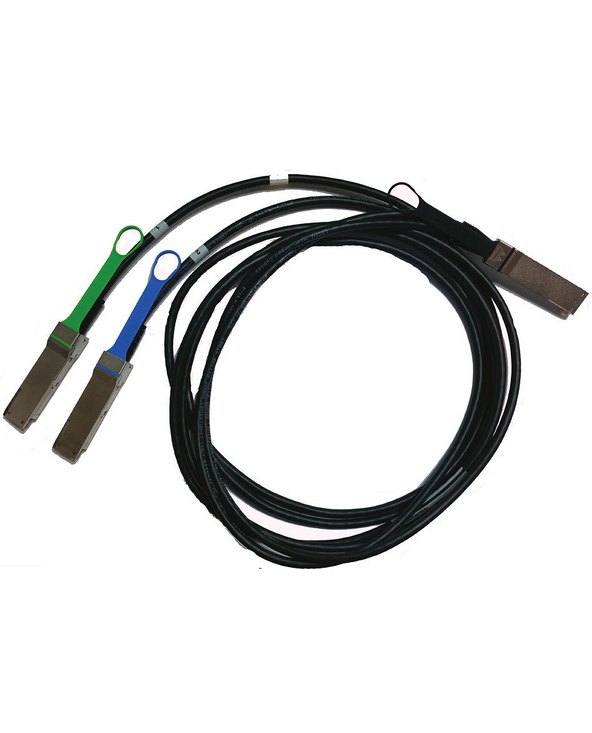 Mellanox Technologies MCP7H50-H001R30 câble d'InfiniBand 1 m QSFP56 2x QSFP56 Noir