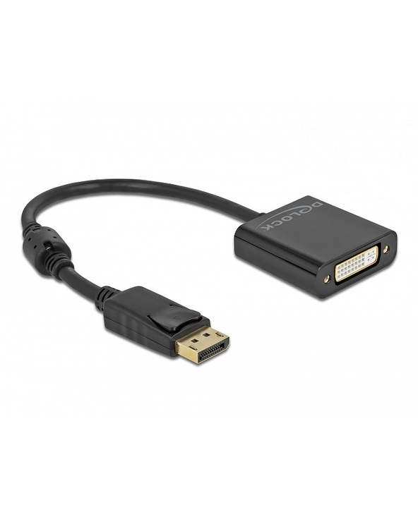 DeLOCK 63482 câble vidéo et adaptateur 0,2 m DisplayPort DVI Noir
