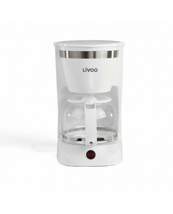 Livoo DOD163W machine à café Semi-automatique Machine à café filtre 1,25 L