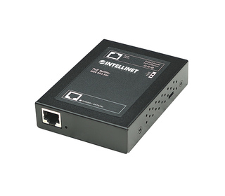 Intellinet 560443 séparateur voix-données Noir Connexion Ethernet, supportant l'alimentation via ce port (PoE)