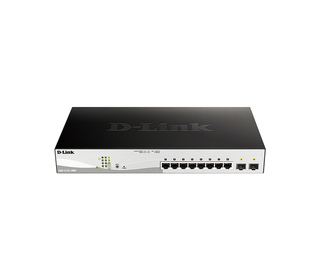 D-Link DGS-1210-10MP Géré L2 Gigabit Ethernet (10/100/1000) Connexion Ethernet, supportant l'alimentation via ce port (PoE) Noir