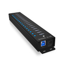 ICY BOX IB-HUB1717-U3 USB 3.2 Gen 1 (3.1 Gen 1) Type-A 5000 Mbit/s Noir