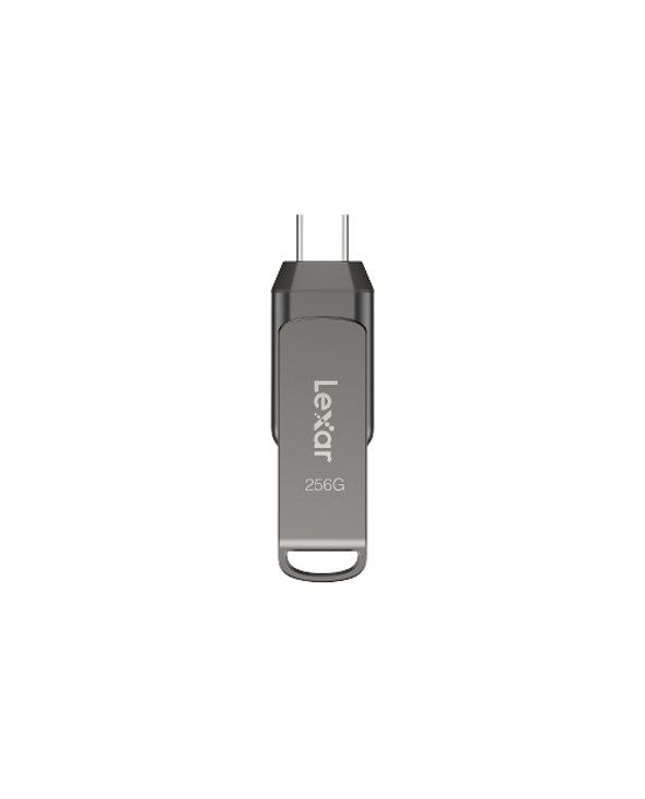 Lexar JumpDrive LJDD400256G-BNQNG lecteur USB flash 256 Go USB Type-C 3.2 Gen 1 (3.1 Gen 1) Gris
