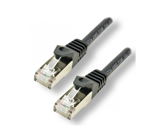 MCL IC5L99A0007SH1N câble de réseau Noir 1 m Cat7 S/FTP (S-STP)