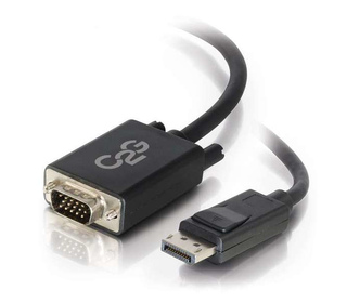 C2G 2.0m DisplayPort M / VGA M 2 m VGA (D-Sub) Noir