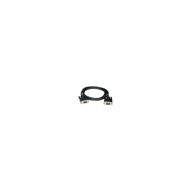 C2G 5m DB9 F/F Modem Cable câble de réseau Noir