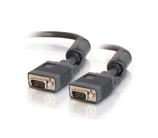 C2G 1m Monitor HD15 M/M cable câble VGA VGA (D-Sub) Noir