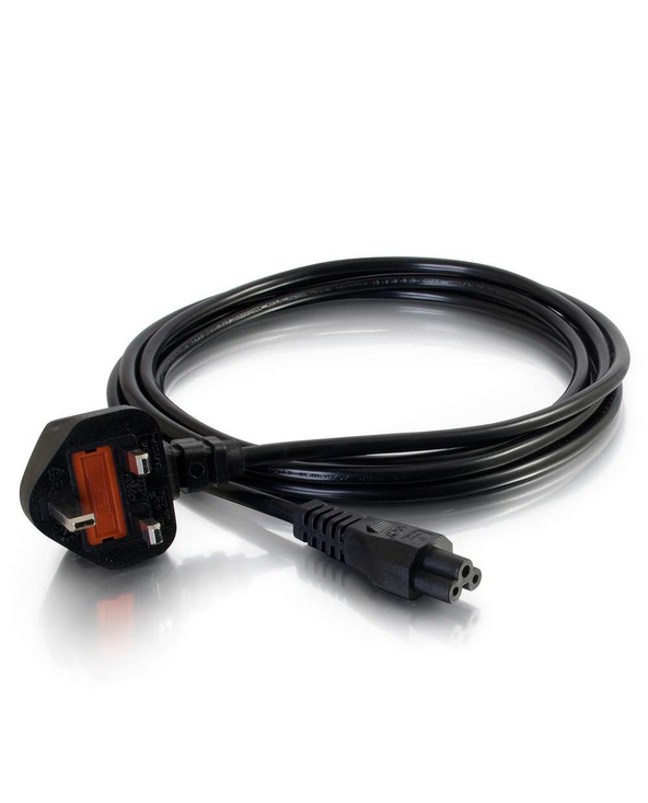 C2G 80603 câble électrique Noir 3 m Coupleur C5 BS 1363