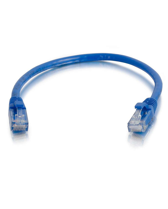 C2G Câble de raccordement réseau Cat6 avec gaine non blindé (UTP) de 2 M - Bleu