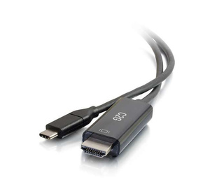 C2G 82382 câble vidéo et adaptateur 1,8 m USB Type-C HDMI Type A (Standard) Noir