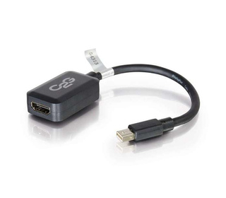 C2G 0.2m Mini DisplayPort M / HDMI F 0,2 m Noir