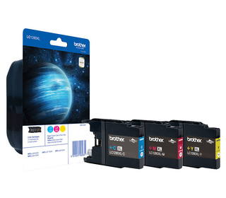 Brother Pack de cartouches d’encre haute capacité : Cyan / Magenta / Jaune