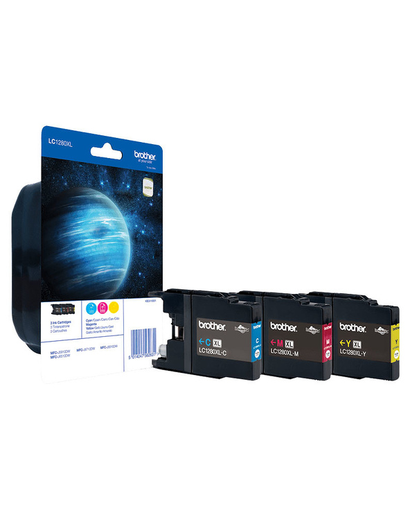 Brother Pack de cartouches d’encre haute capacité : Cyan / Magenta / Jaune