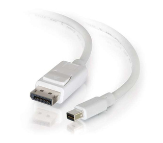C2G 2m, Mini DisplayPort - DisplayPort Blanc